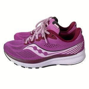 SAUCONY Ride 13 Running Sneaker Razzle/Fairytale Size 7.5